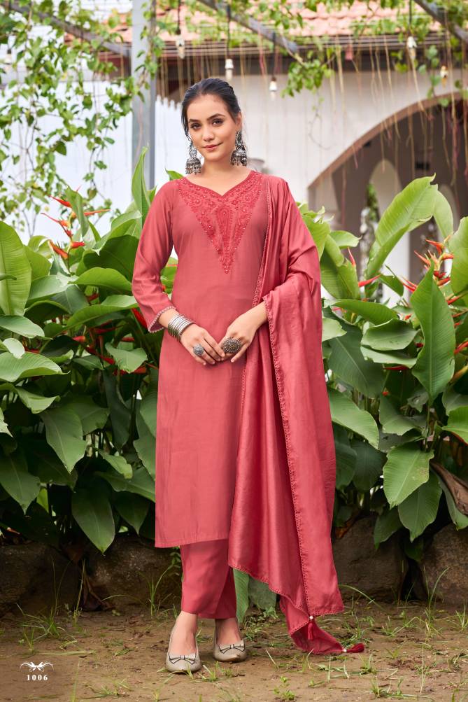 Nargis By Ossm Viscose Designer Kurti With Bottom Dupatta Wholesale Price In Surat
